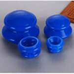 Silicone massage cups in assorted sizes