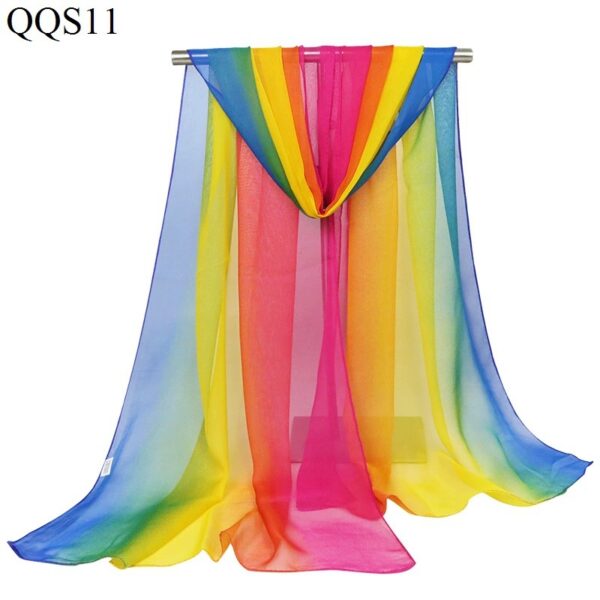 Georgette Silk Scarves - Image 14