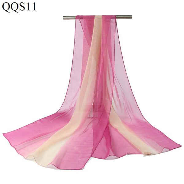 Georgette Silk Scarves - Image 16