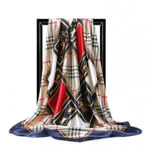 Square Mulberry Silk Scarf 8