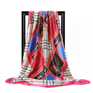 Square Mulberry Silk Scarf 9