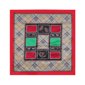 Vintage Square Scarf for Women