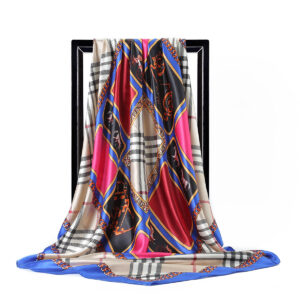 Square Mulberry Silk Scarf 8