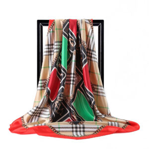 Square Mulberry Silk Scarf 12