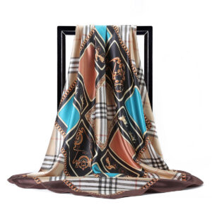 Square Mulberry Silk Scarf 13