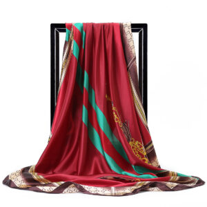 Square Mulberry Silk Scarf 10