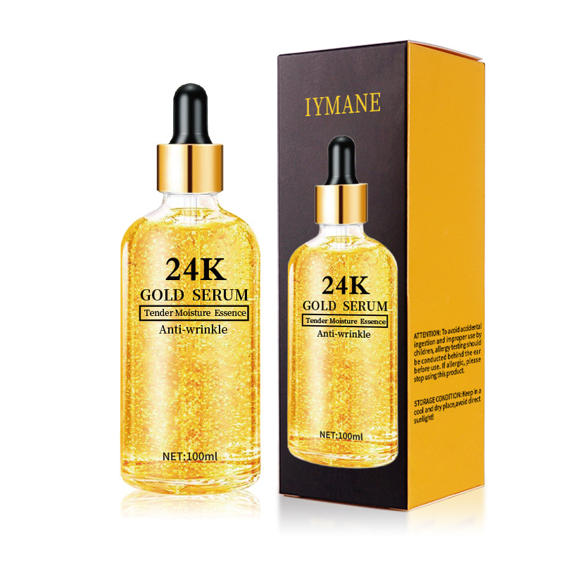 Gold Hyaluronic Acid Serum with packaging