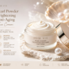 Pearl Powder Brightening Anti-Aging Face Cream for radiant-looking skin