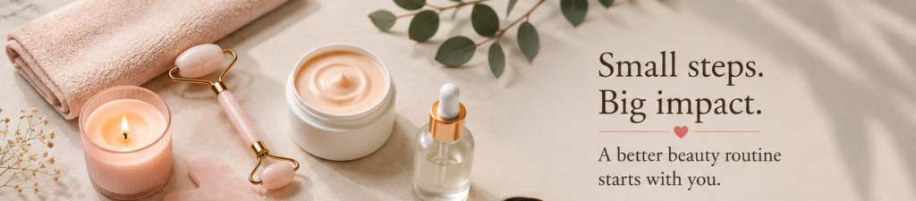 beauty routine for simple skin and body care